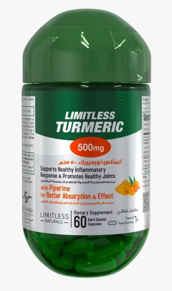 Limitless Turmeric – 60 Tablets