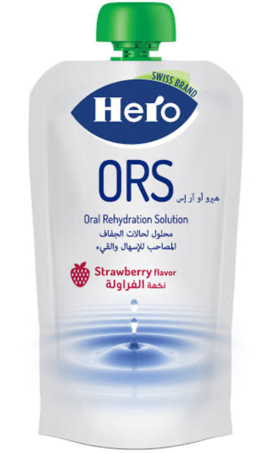 Hero ORS – Strawberry Flavor (1 Pouch)