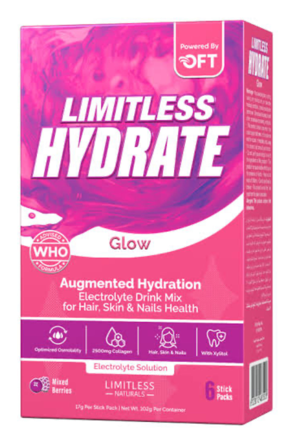 Limitless Hydrate Glow – 6 Sticks