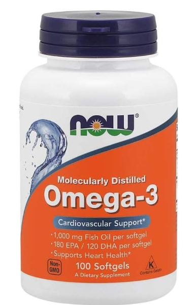 Now Omega-3 1000 MG 100 Soft Gel