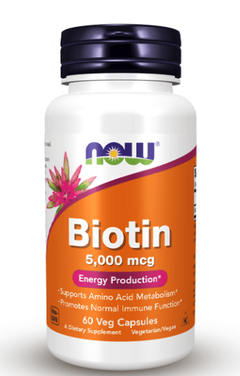 Biotin 5,000mcg 60 Veg Capsules