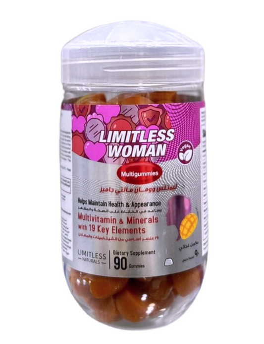 Limitless Woman Multigummies – 90 Gummies