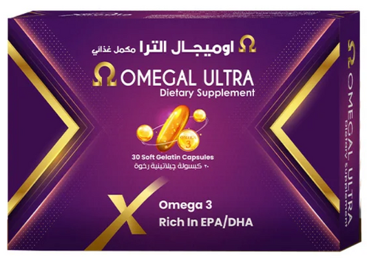 Omegal Ultra – High-Strength Omega-3 for Heart, Brain & Body (30 Softgels)