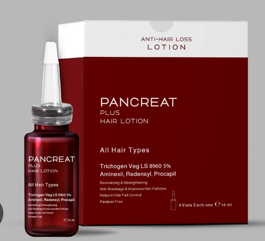 Pancreat Plus Hair Lotion – 4 Vials × 10ml